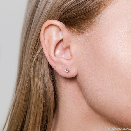 Пусеты Fiore Luna, WHITE